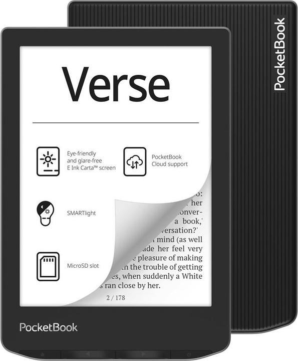 Actual product image PocketBook Verse (6", 8 GB, Mist Grey)