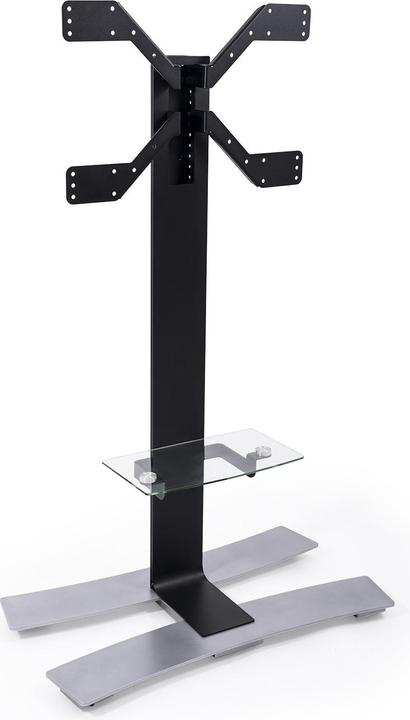 Immagine prodotto Erard WILL 1400 XL supporto TV mobile con ripiano 40-85 pollici, nero (75", 50 kg)