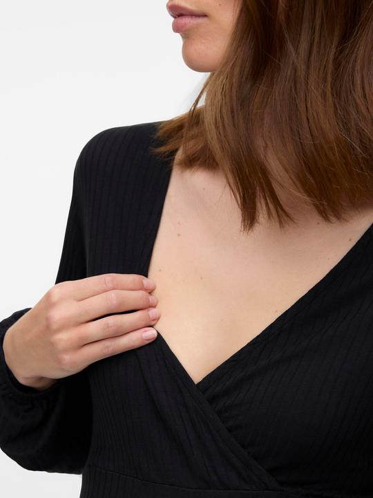 Image du produit Mamalicious Coupe normale Col en V Robe midi (XL)