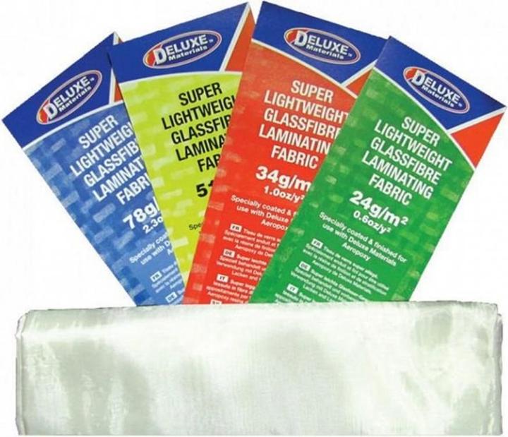 Actual product image Deluxe Materials Fibreglass Cloth 24g - 1m2