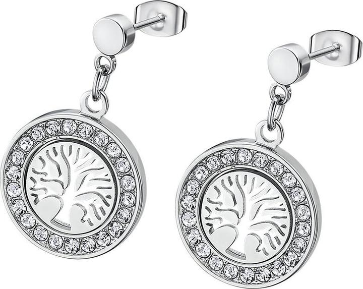 Lotus Style - Stylish steel earrings tree of life Rainbow LS2181-4 / 1 (L) (Edelstahl)