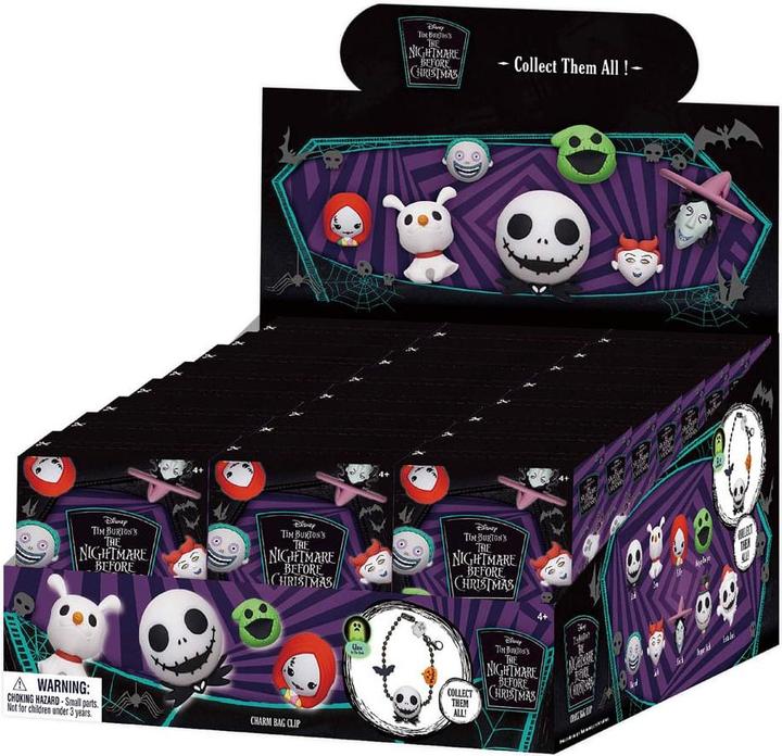 Actual product image Monogram Int. Nightmare before Christmas PVC bag tag display (24)
