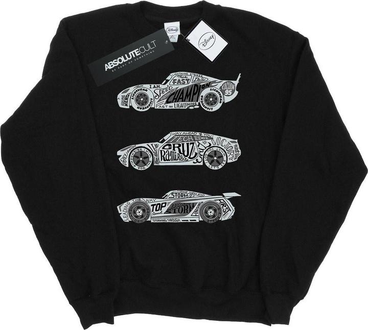 Disney Cars Text Racers Sweatshirt (M)