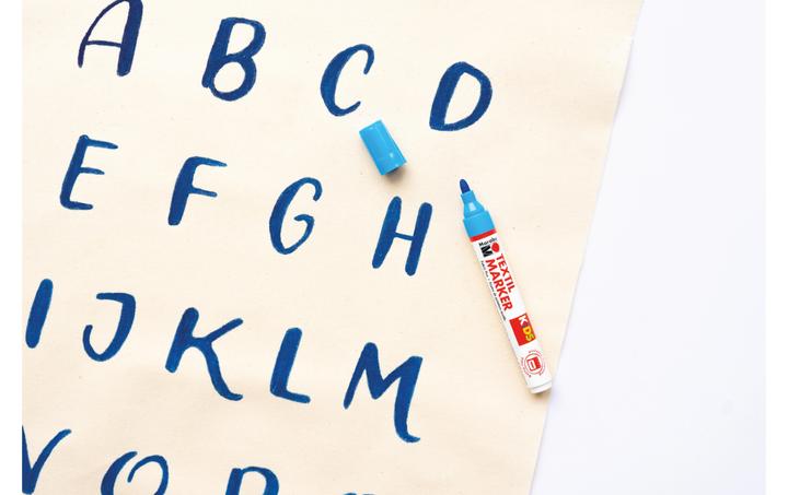 Produktbild Marabu Textilstift KiDS (Rot, Lavendel, Blau, Grün, Gelb, Schwarz, 3 mm, 5 x)