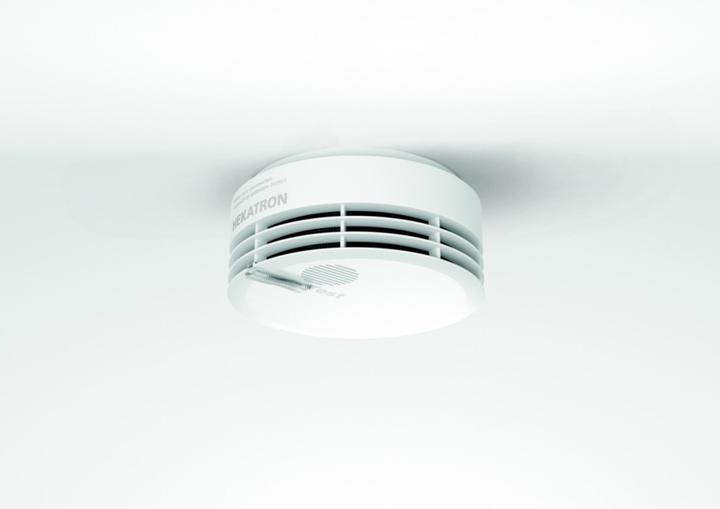 Actual product image Hekatron Genius Plus smoke detector