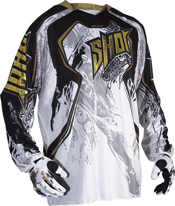 Shot FLEXOR WARP Jersey weiss-gold M (M)