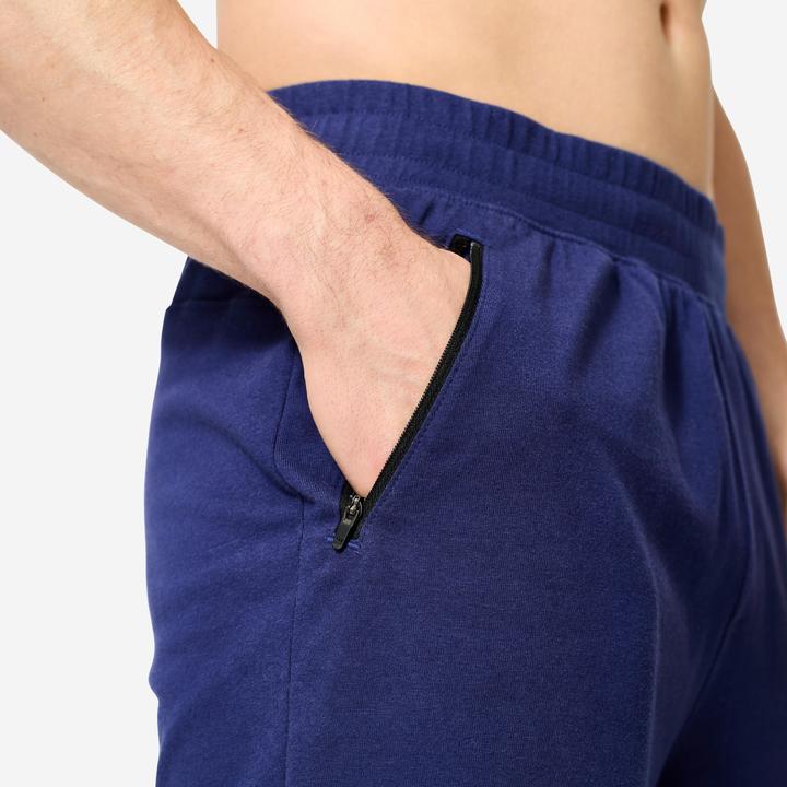 Image du produit Domyos Short de fitness regular homme, bleu marine (M)