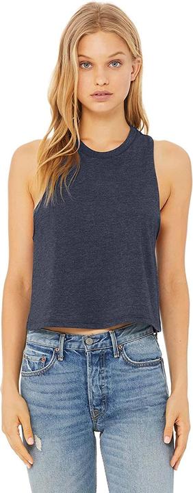 Actual product image Bella Canvas Crop tank top with racerback (M)