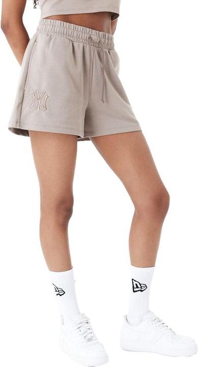 New Era Ladies Frech Terry Shorts NY Yankees ash brown - XS (XS)