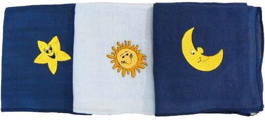4mybaby Nuscheli Moon Stars Sun