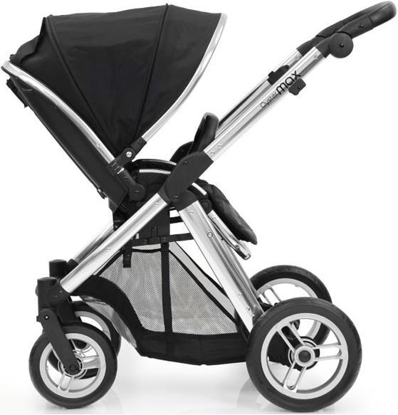 Actual product image Baby Style Oyster Max pushchair single incl. carrycot silver black