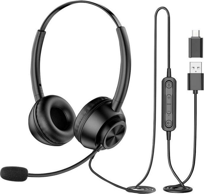Actual product image New Bee Wired headset with microphone H368 (Cable)
