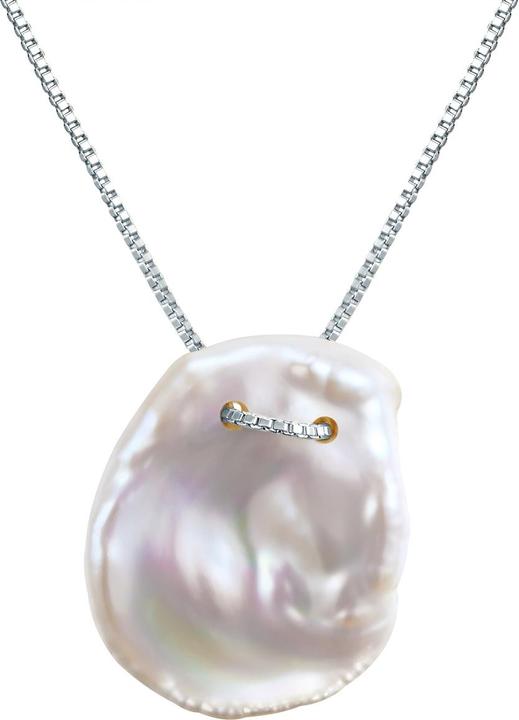 Immagine prodotto Valero Pearls Perla d'acqua dolce in argento da donna 45,0 cm - 28641 (Argento, 45 cm)