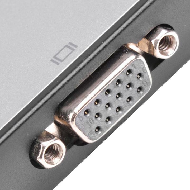 Produktbild Silverstone EP06C Station (Sub-D 15, USB 3.1, USB 3.0, 7 cm)
