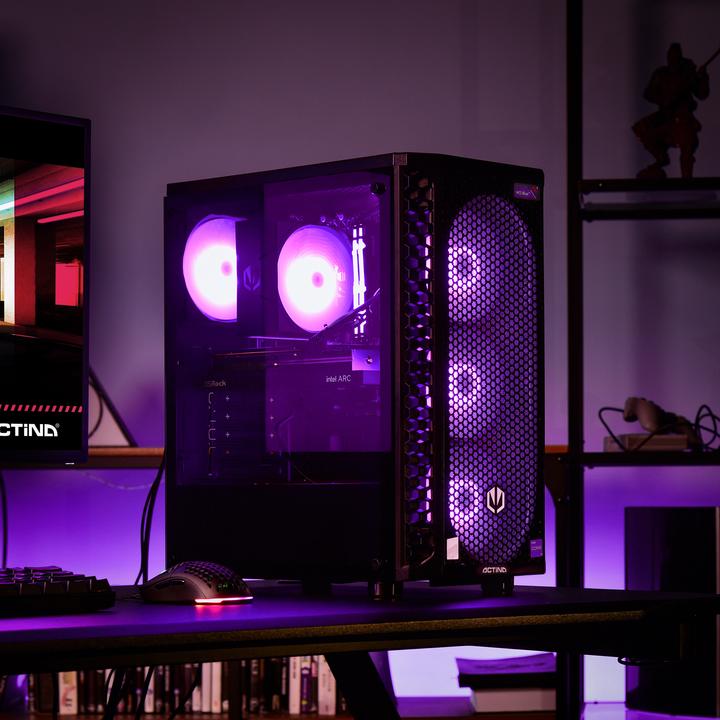 Produktbild Actina Gaming PC (AMD Ryzen 5 5500, 16 GB, 1000 GB, GeForce RTX 4060)