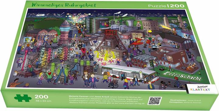 Produktbild Puzzle Wimmeliges Ruhrgebiet (100 Teile)