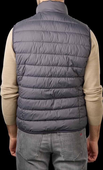 Actual product image Marc O'Polo Quilt Vest Stand-Up Collar Gray Pin (XXL)