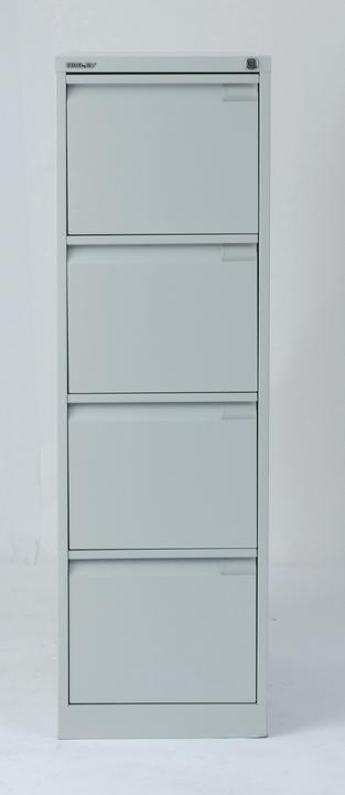 Produktbild Bisley einbahniger Hängeregistraturschrank mit 4 Schubladen (41.5 x 62 x 132 cm)