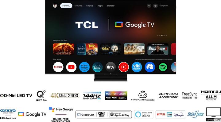 Actual product image TCL 65C765 (65", QLED, 4K, 2024)
