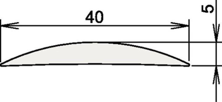 Athmer Aluschwelle 090 3-111 Länge 1215 mm Aluminium silber eloxiert