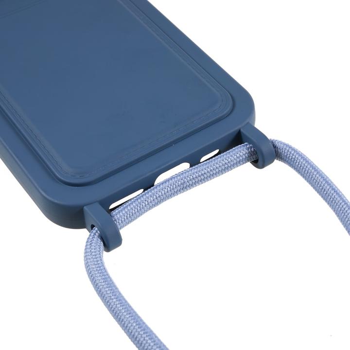 Produktbild Ueli Express Halsband Silikon Hülle mit Kreditkartenfach (Apple iPhone 15 Pro Max)