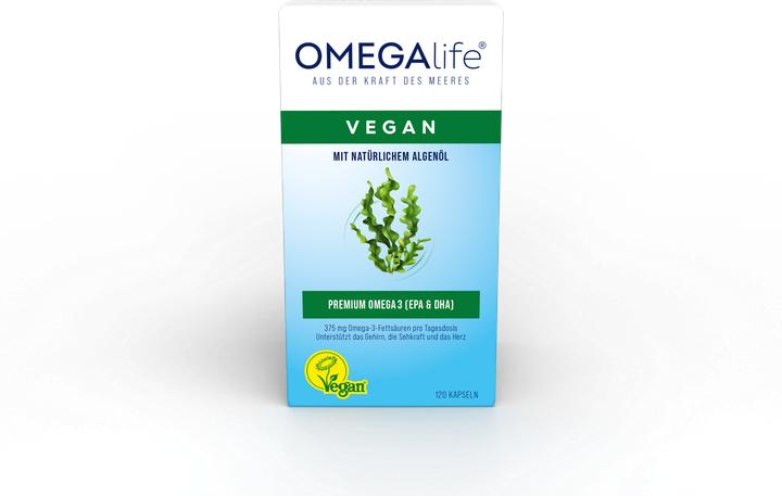 Actual product image Omega-Life Algae oil (120 Piece, Capsules, 127 g)