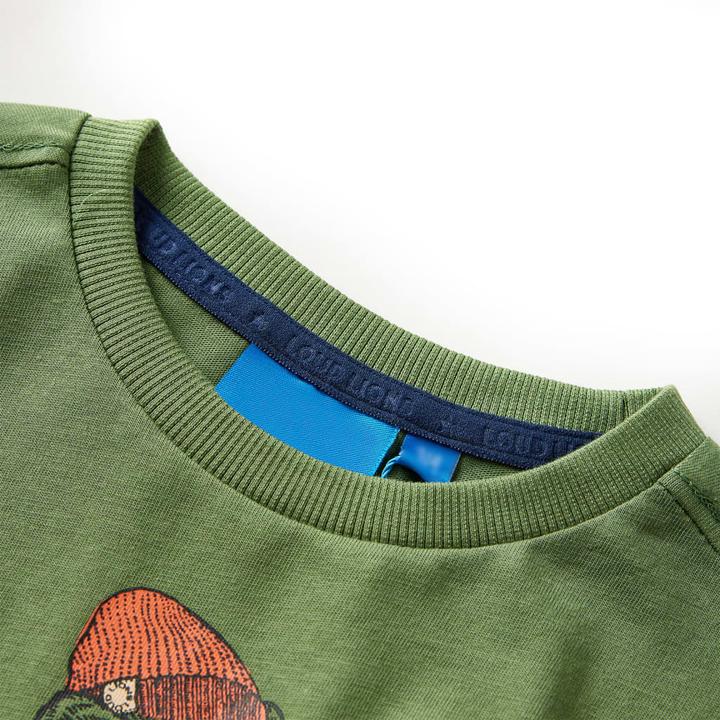 Produktbild VidaXL Kinder-Langarmshirt Helles Khaki 92,Material: 100 (92)