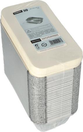 Produktbild Papstar 14517 Einweg-Lebensmittelbehälter Aluminium (50 x)