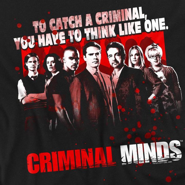 Immagine prodotto Criminal Minds Think Like One Maglietta Uomo (S)