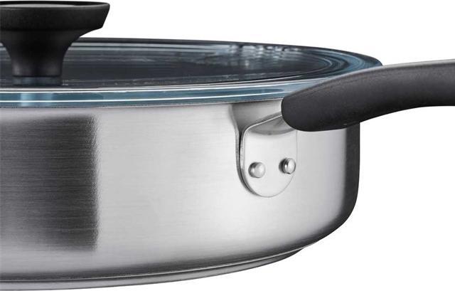 Actual product image Fiskars PAN SAUTE FF 26CM CER COAT W LID 1072314 (26 cm, Frying pan, Stainless steel)