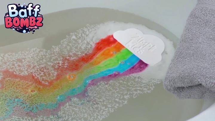 Produktbild Zimpli Kids Zimpli Grosse Regenbogen-Spezialeffekt-Baff Bombz - Badebomben-Spielzeug