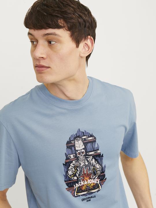Image du produit Jack & Jones Jorseven Skull Tee Ss Crew Neck Sn (XS)