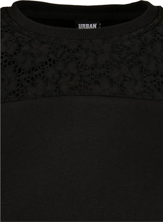 Produktbild Urban Classics Ladies Short Oversized Lace Inset Crew (5XL)