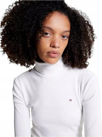 Image du produit Tommy Hilfiger Pull à col roulé slim pour femme (L)