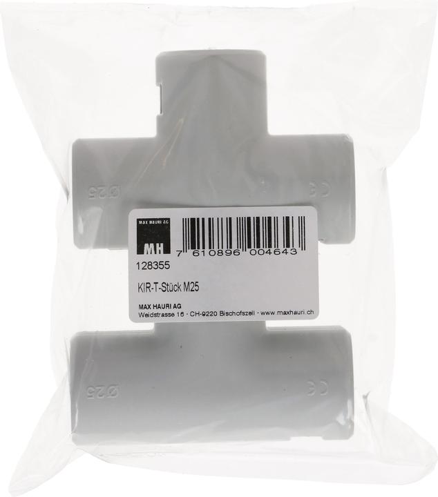 Actual product image Max Hauri KIR T-piece, 3 pieces