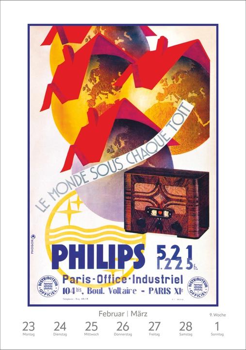 Produktbild Harenberg Alles Reklame! Wochen-Kulturkalender 2026 - 53 nostalgische Werbeplakate (Harter Einband, Deutsch)