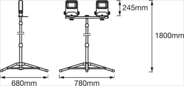 Produktbild Ledvance Worklight Tripod (9000 lm)