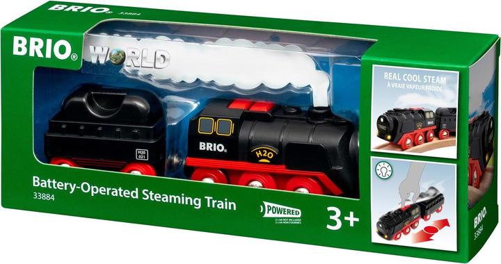Image du produit Brio Locomotive à vapeur à piles avec réservoir d'eau