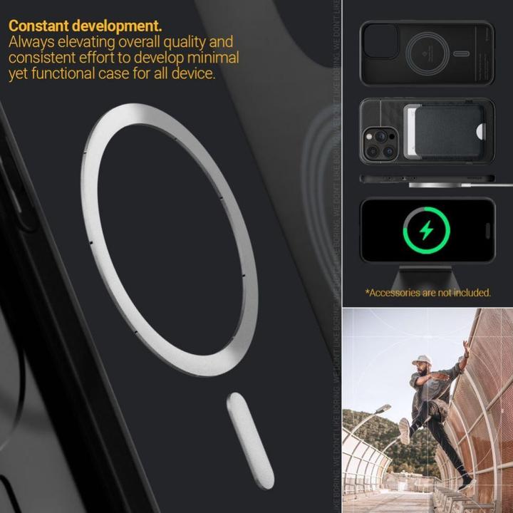 Produktbild Caseology Parallax MAG iPhone 15 Pro Max 6.7" Magsafe Czarny/Matte Black ACS06614 (Apple iPhone 15 Pro Max)
