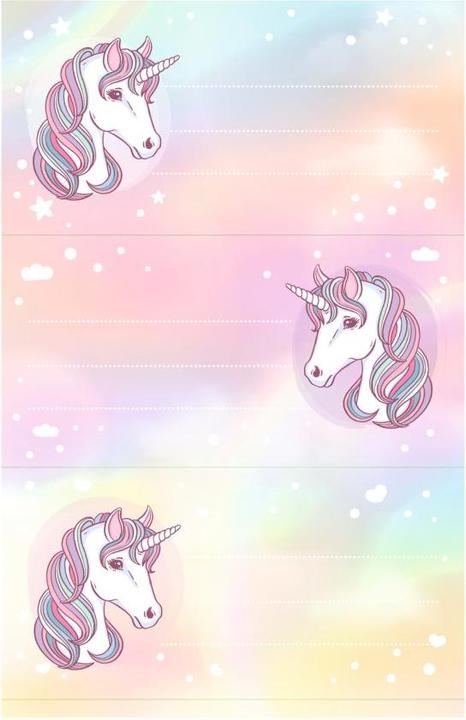 Actual product image Herlitz Book Labels Unicorn, 76 x 35 mm