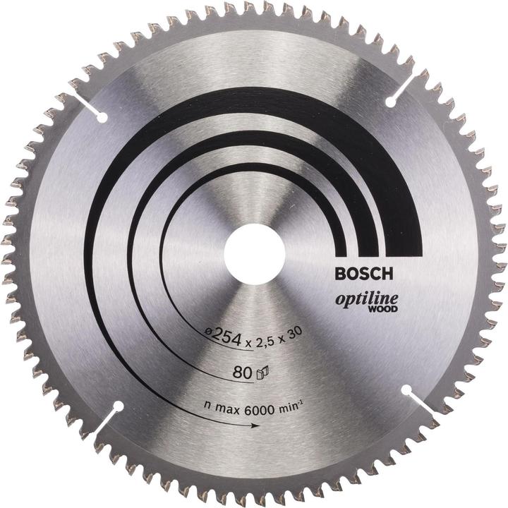 Bosch Professional Zubehör PRO Wood Kreissägeblatt, 254 x 2.5 x 30 mm