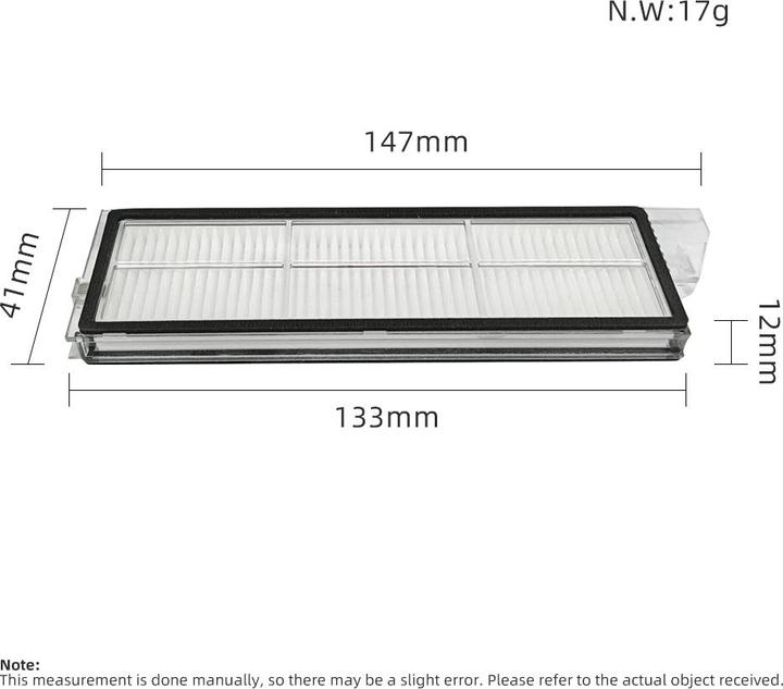 Image du produit Plutoos 4 filtres HEPA Accessoires pour l'aspirateur Roborock S8 Maxv Max Ultra
