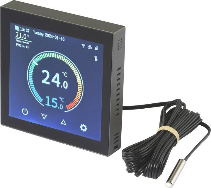 Produktbild Sygonix SY-6052180 Funk-Raumthermostat Unterputz Wochenprogramm 1St.