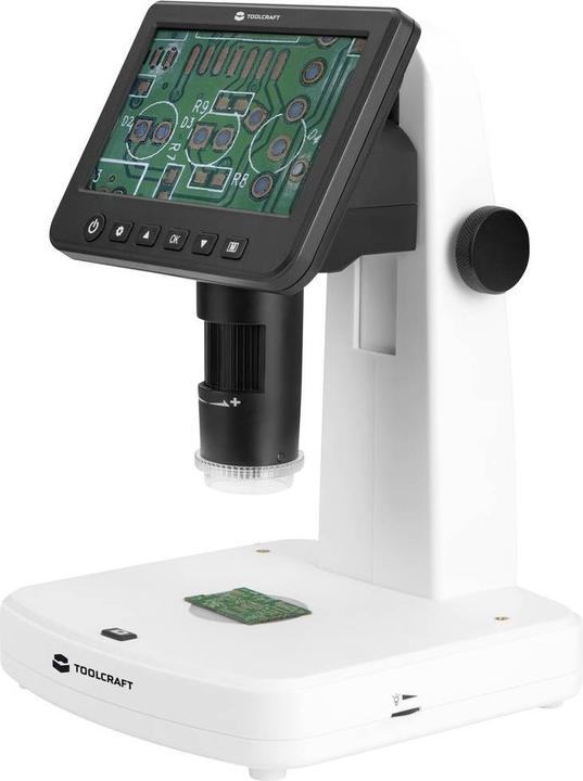 Produktbild Toolcraft TO-9076404 12.7 cm (5-Zoll) LCD-Digitalmikroskop mit Polaris