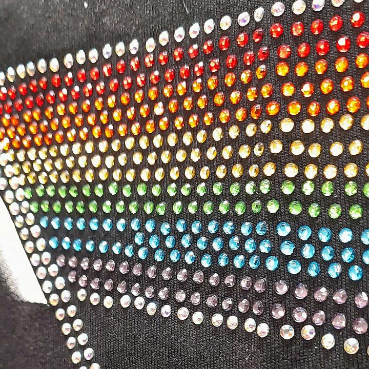 Immagine prodotto Music Brand Maglietta Donna/Ladies Dark Side Of The Moon impreziosita (S)