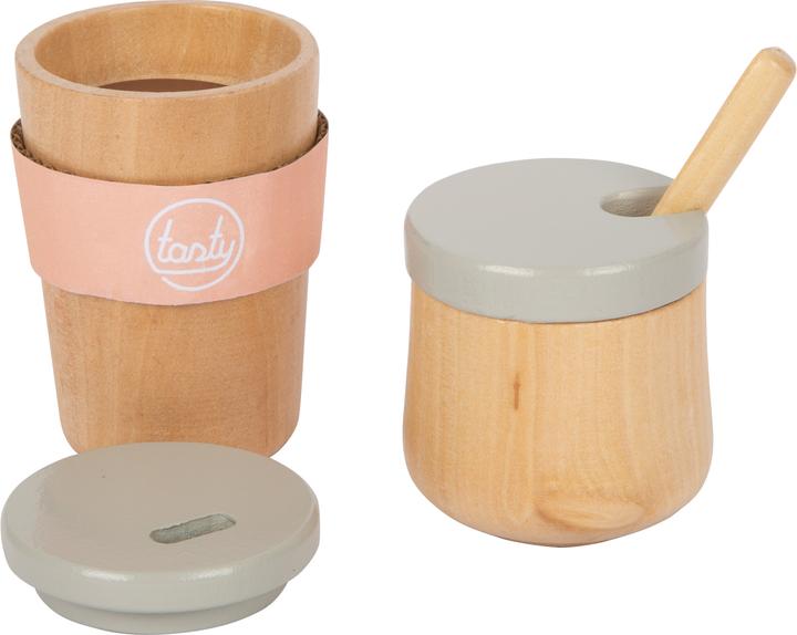 Actual product image small foot Coffee maker set tasty
