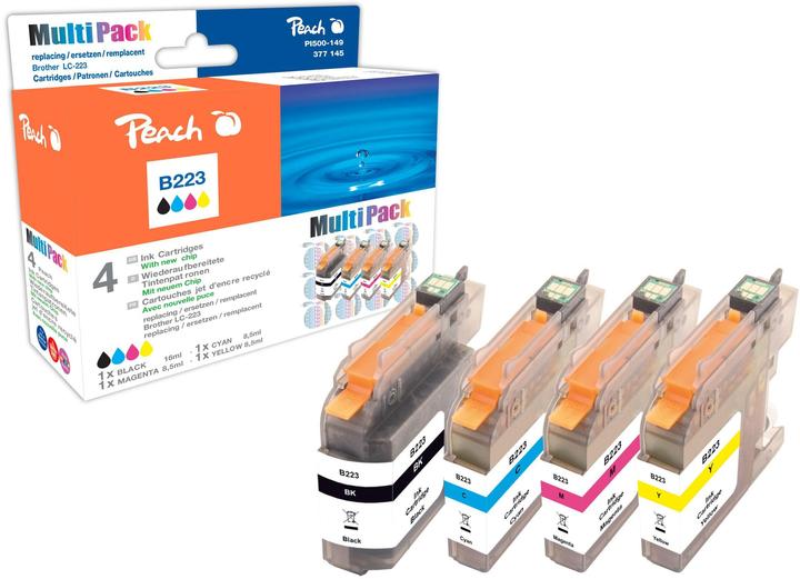 Image du produit Peach LC-223 Multipack (M, C, Y, CF)