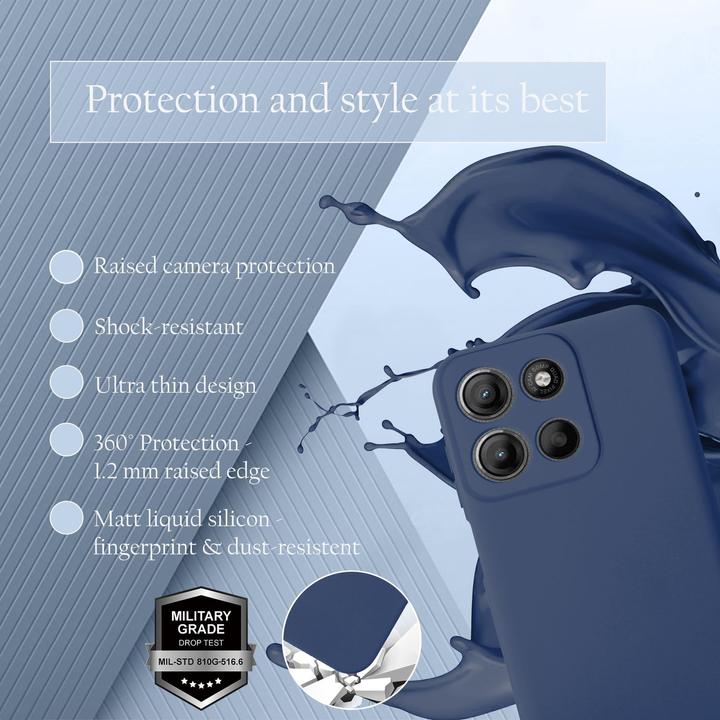 Produktbild Cadorabo Hülle für Motorola Moto G15 im Liquid Case Design (Motorola Moto C)