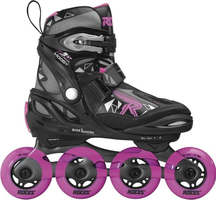 Produktbild Roces Rollschuhe Moody Girl Tif, schwarz-grau-rosa, Grösse 36-40 (39)