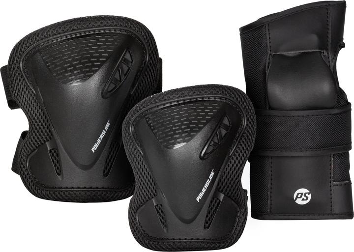 Produktbild Powerslide Schutzset Basic Kids Tri-Pack XS (XS, Handgelenkschoner, Knieschoner, Ellbogenschoner)